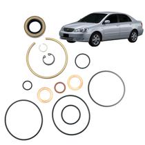 Conjunto Kit Reparo Bomba Direção Hidráulica Toyota Corolla 1990 a 2010 Modelo Export