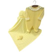 Conjunto Kit Saida Maternidade Menina Tricot