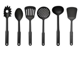 Conjunto Kit Utensílios De Cozinha Em Nylon Jogo De 6 Peças - Taira Home