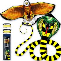 Conjunto Kite Doinfly Eagle & Snake Easy Fly para crianças de 8 a 12 anos