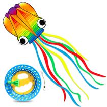 Conjunto Kite Xida Large Octopus com bobina para crianças e adultos Conjunto Kite Xida Large Octopus com bobina para crianças e adultos