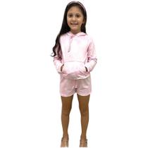 Conjunto Kukiê Blusa Com Capuz e Short Inverno Conjunto Kukiê Blusa Com Capuz e Short Inverno
