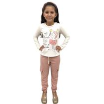 Conjunto Kukiê Unicórnio Com Calça Jogger Inverno Conjunto Kukiê Unicórnio Com Calça Jogger Inverno