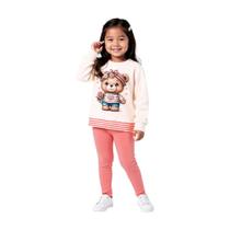 Conjunto Kyly Infantil Menina Casaco Legging Inverno 1001534 - Conjunto Kyly Infantil Menina Casaco Legging Inverno 1001534 -