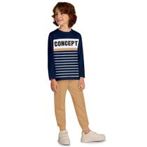 Conjunto Kyly Infantil Menino Camiseta Calça Inverno 1001620 -