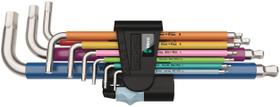 Conjunto L-Key Wera 3950 Spll/9 SM em aço inoxidável Conjunto L-Key Wera 3950 Spll/9 SM em aço inoxidável