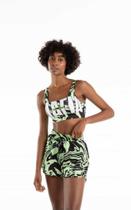 Conjunto Labella Top e Short Estampado Verde Conjunto Labella Top e Short Estampado Verde