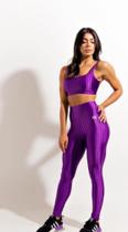 conjunto labrun fuchsia - Cor Roxo Feminino tam M
