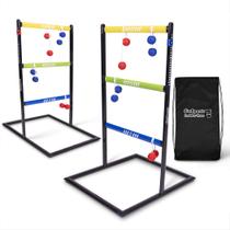 Conjunto Ladder Toss Game GoSports Pro com 6 bolos de borracha macia Conjunto Ladder Toss Game GoSports Pro com 6 bolos de borracha macia