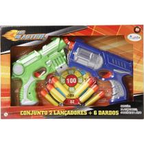 Conjunto Lançadores Air Blaster 2 Unidades + 6 Dardos Sortido - brink+