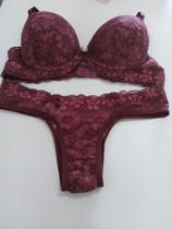 Conjunto langeri com bojo adulto tamanho M