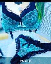 Conjunto langeri renda malha