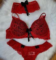 Conjunto langeri vermelho com preto Conjunto langeri vermelho com preto