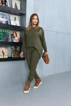 Conjunto lanzinha calça e blusa m.longa cristina