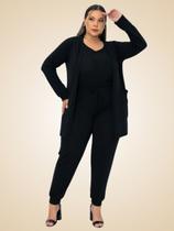 Conjunto Lanzinha Plus Size Feminino 3 Peça Trijunto Moderno Conjunto Lanzinha Plus Size Feminino 3 Peça Trijunto Moderno