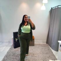 Conjunto lanzinha verde militar