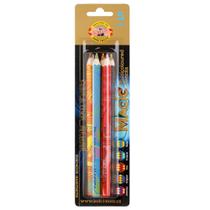 Conjunto Lapis Koh-i-noor Jumbo Magic com 5 Multicolorido Conjunto Lapis Koh-i-noor Jumbo Magic com 5 Multicolorido
