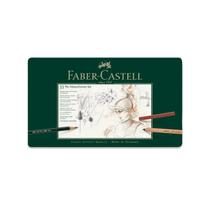 Conjunto Lápis Monocromático Estojo Faber-Castell 33 Peças Conjunto Lápis Monocromático Estojo Faber-Castell 33 Peças