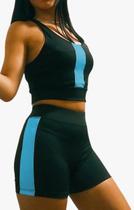 Conjunto Larissa Short + Top Suplex Fitness Academia/Caminhada - conjunto academia