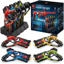 Conjunto Laser Tag Blasters Best Choice - 4 Itens Recarregáveis