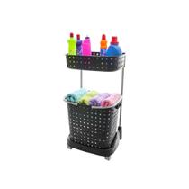 Conjunto Lavanderia Viena Duplo - Preto - Secalux