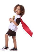 Conjunto Leão - camiseta com capa e shorts Conjunto Leão - camiseta com capa e shorts