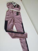 Conjunto leg com top 3d ikat tamanho M Conjunto leg com top 3d ikat tamanho M