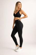 Conjunto Legging Com Bolso E Top Com Bojo Selene Feminino Academia Treino Fitness Conjunto Legging Com Bolso E Top Com Bojo Selene Feminino Academia Treino Fitness