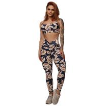 Conjunto Legging Comum + Top Fall Moving Fitness Conjunto Legging Comum + Top Fall Moving Fitness