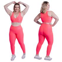 Conjunto Legging e Top Aveludado de Compressão Poliamida G/GG - LookColors