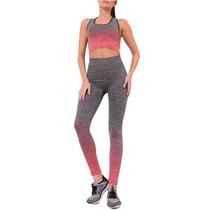 Conjunto Legging e top roupa Fitness para Academia Feminina