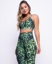 Conjunto Legging+Top Fitness Onça Conjunto Legging+Top Fitness Onça