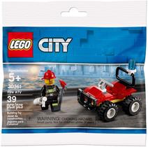 Conjunto Lego CITY 30361 Fire ATV com bolsa de plástico de 39 peças