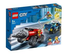 Conjunto LEGO City Police Driller Chase 60273 - Com Personagens
