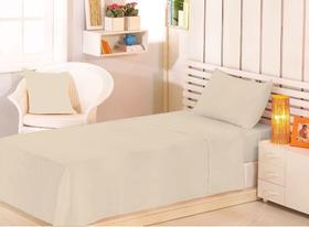 Conjunto lençol 3 peças cama solteiro veste box 88x1,88x30 acompanha 1x fronha lisas resort pensão