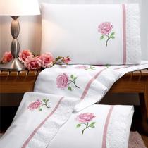 Conjunto Lencol Casal Queen Size Stella 100% Algodão Toque Conjunto Lencol Casal Queen Size Stella 100% Algodão Toque