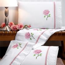 Conjunto Lencol Casal Queen Size Stella 100% Algodão Toque Conjunto Lencol Casal Queen Size Stella 100% Algodão Toque