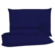 Conjunto Lençol King Size 4 peças 400 Fios Micro Percal Aveludado