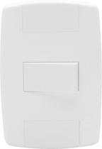 Conjunto Lev 1 Interruptor Simples 10A Branco Ilumi Conjunto Lev 1 Interruptor Simples 10A Branco Ilumi