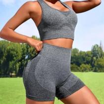 conjunto levanta bumbum de poliamida tamanho único