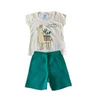 Conjunto Lhama Arte Básica Tam.2