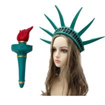 Conjunto Liberty Crown and Torch para Mardi Gras e Halloween Conjunto Liberty Crown and Torch para Mardi Gras e Halloween