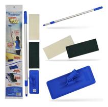 Conjunto Limpa Tudo Fibras Cabo Extensivo 140cm Bralimpia Conjunto Limpa Tudo Fibras Cabo Extensivo 140cm Bralimpia