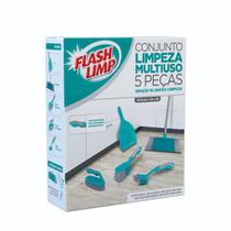 Conjunto Limpeza Multiuso 5 Peças - FLASH LIMP