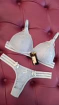 Conjunto Lingerie Azul Pastel M Conjunto Lingerie Azul Pastel M