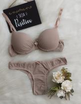Conjunto Lingerie Básico Microfibra