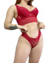 Conjunto Lingerie Bojo Moldado E Calcinha Renda C46