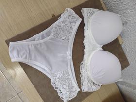 Conjunto lingerie branca