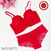 Conjunto lingerie Chic Red TM M - Diamante