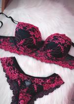 Conjunto lingerie cor vermelho renda tamanho p Conjunto lingerie cor vermelho renda tamanho p